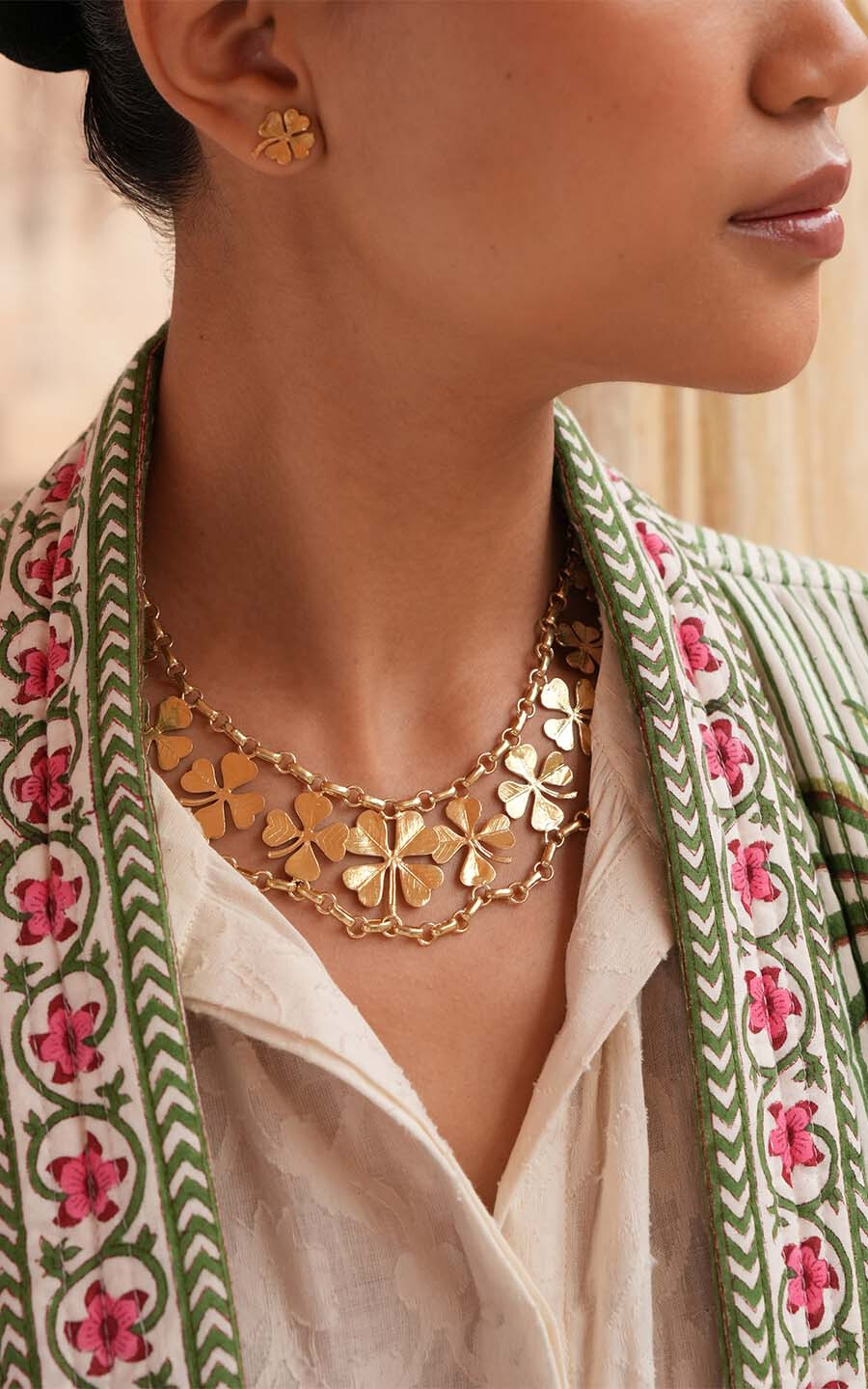 Goud Halsketting image