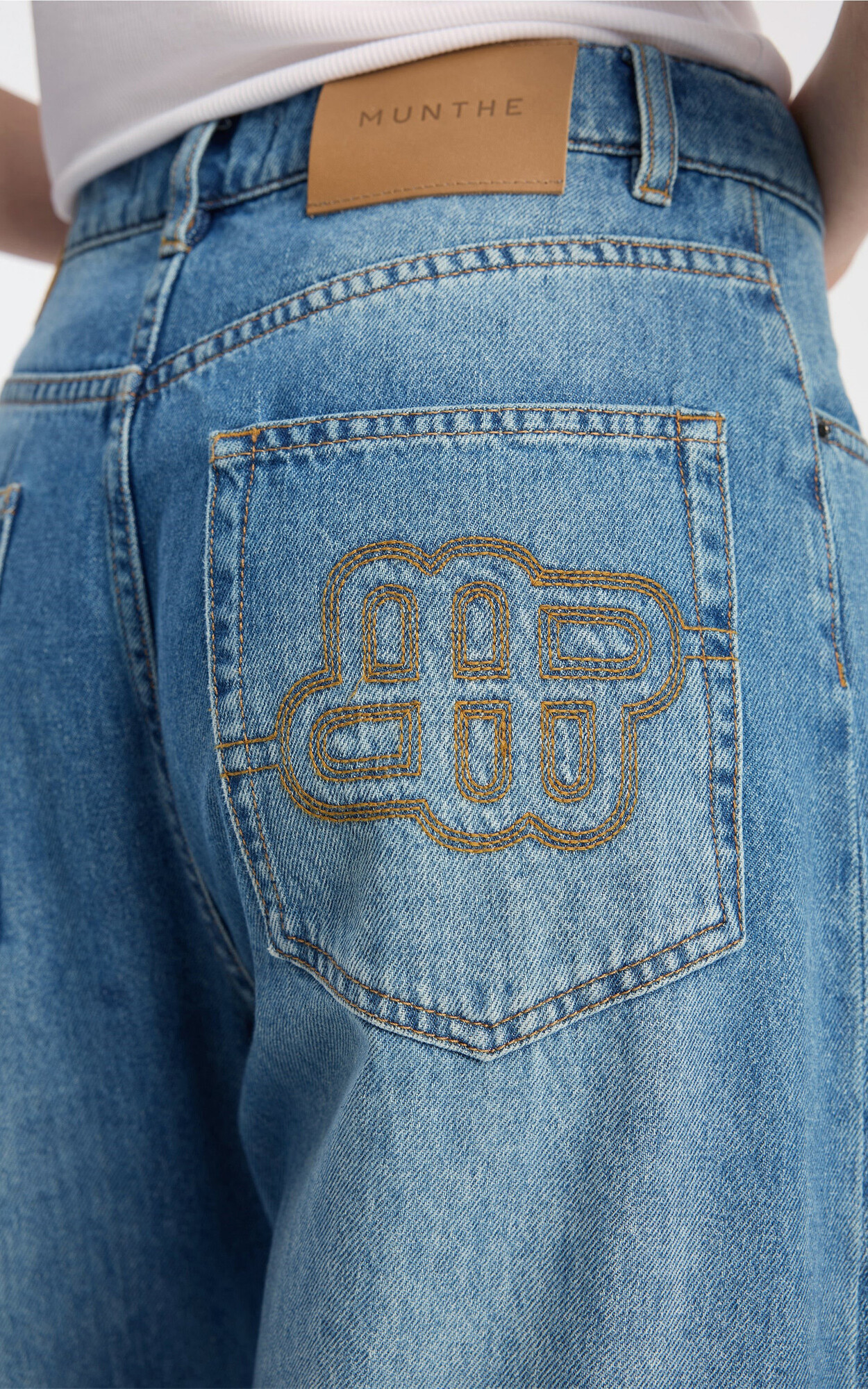 Blauw Jeansbroek image