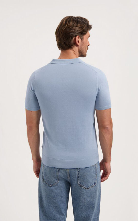 Lichtblauw Polo