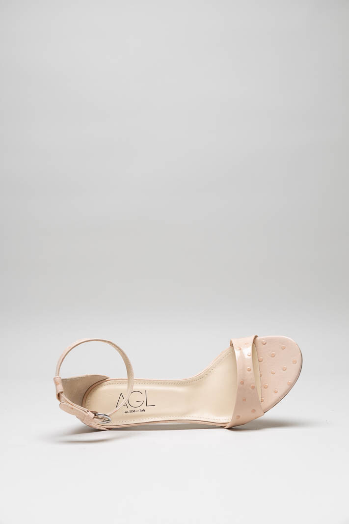 Nude Sandaal hak image