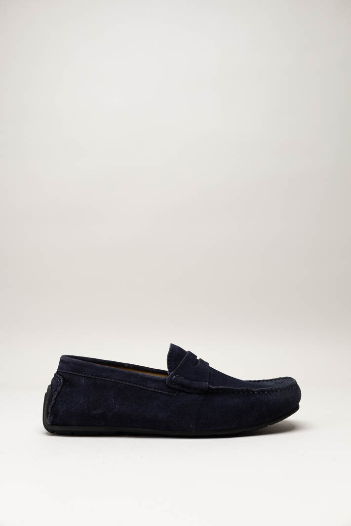 Donkerblauw Mocassin