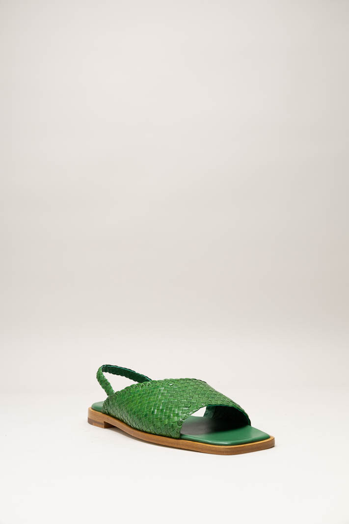 Groen Sandaal plat image