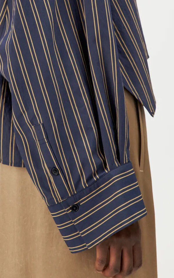 Marineblauw Blouse image