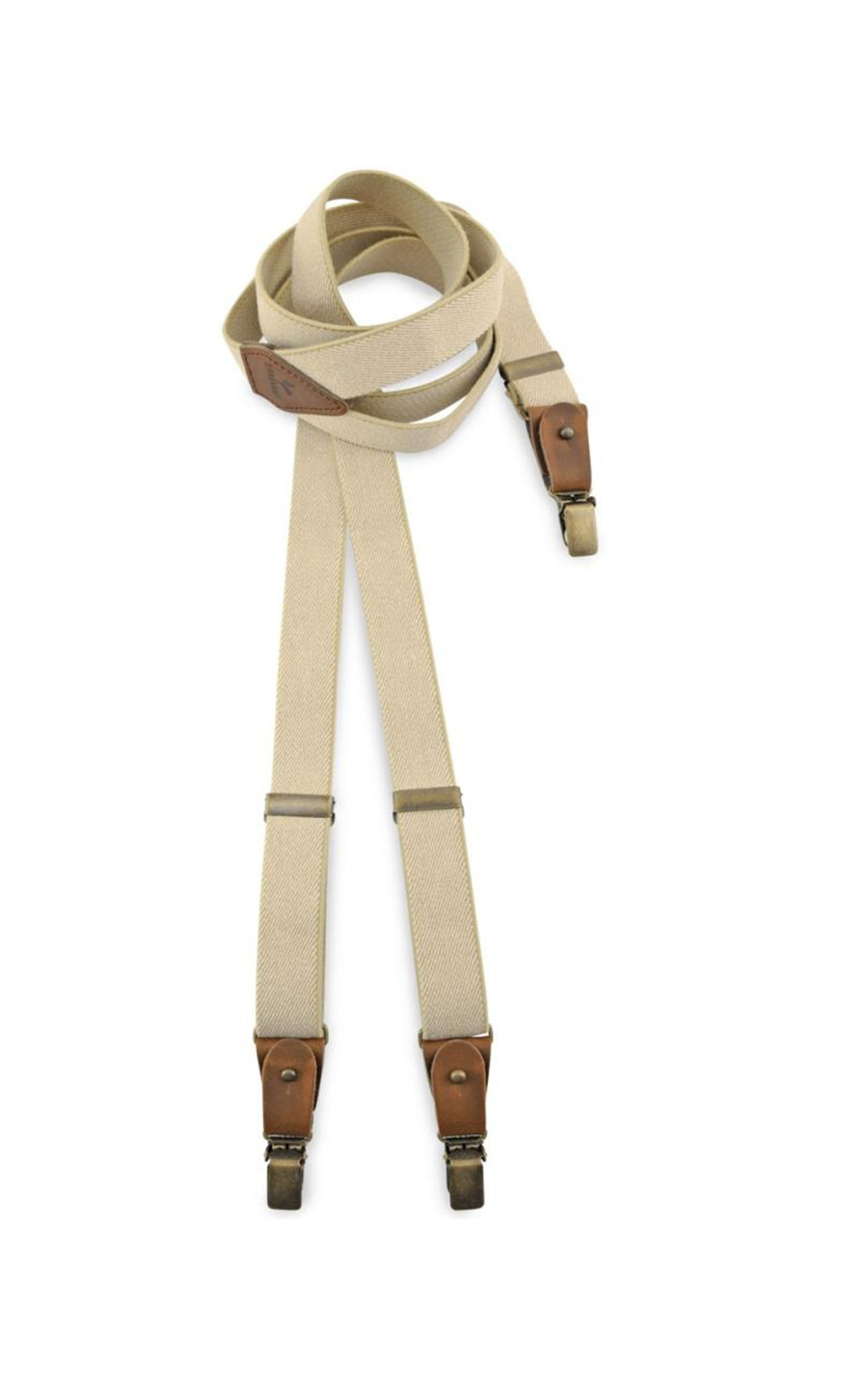 Beige Bretellen