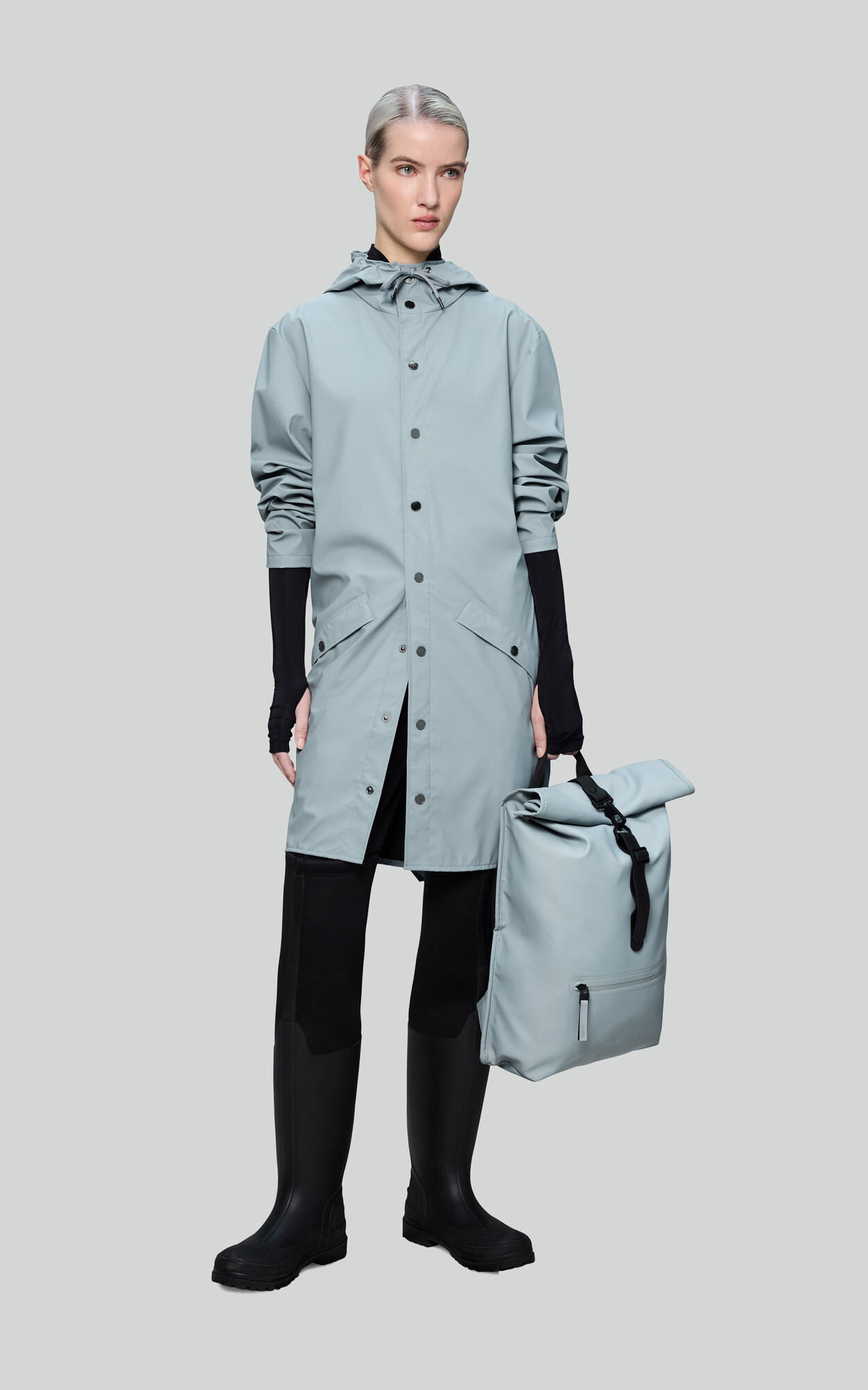 Lichtblauw Jas image