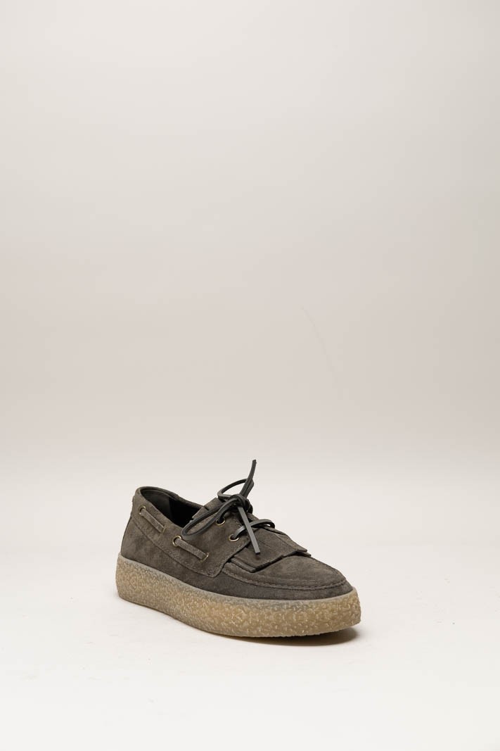 Donkergrijs Bootschoen