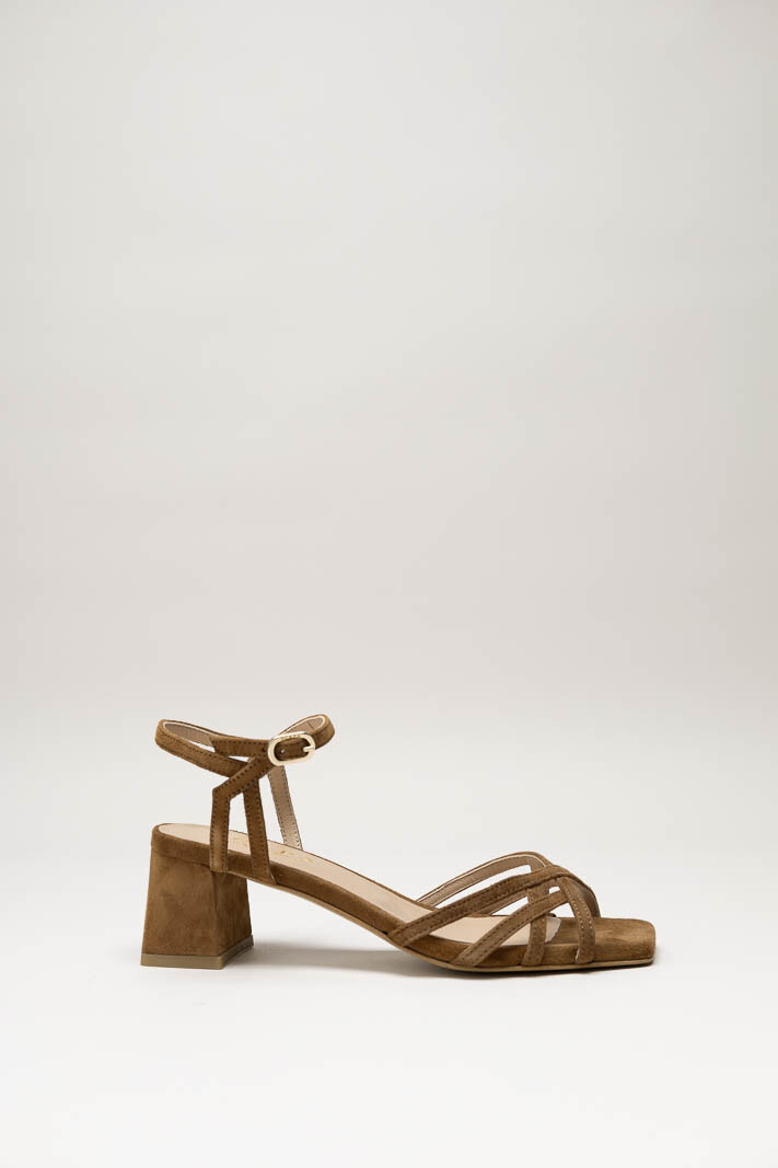 Bruin Sandaal hak