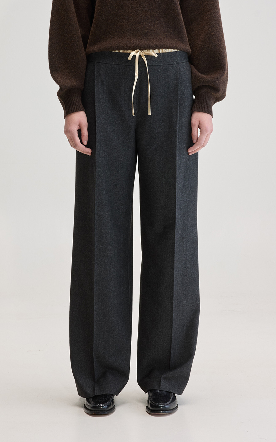 Donkergrijs Broek