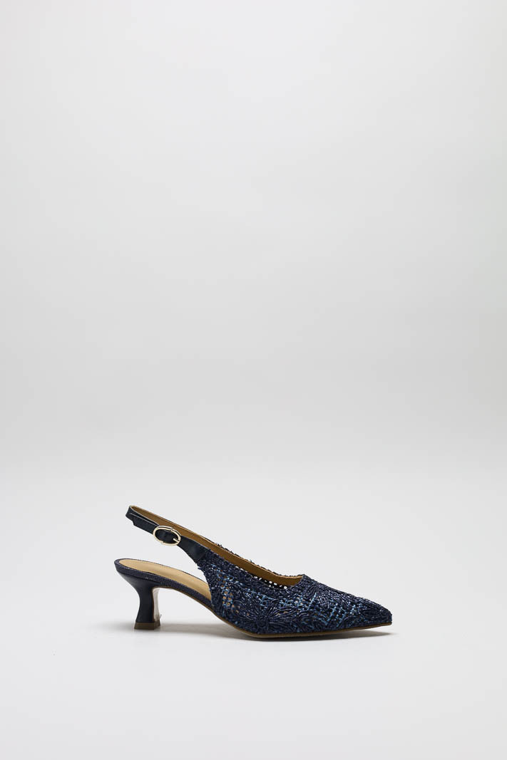 Donkerblauw Pump