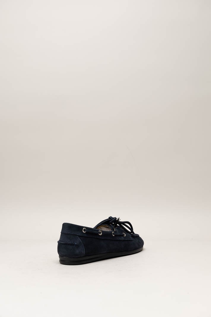 Blauw Bootschoen image