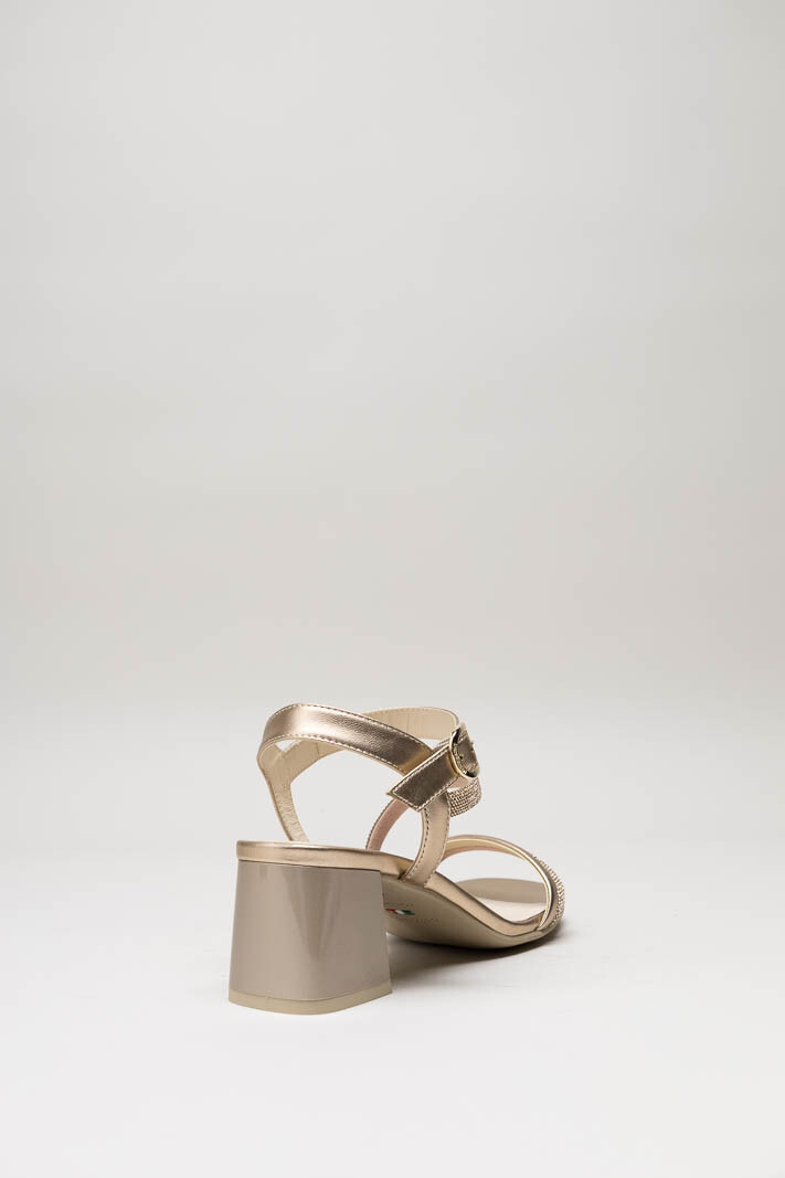 Rosegoud Sandaal plat image