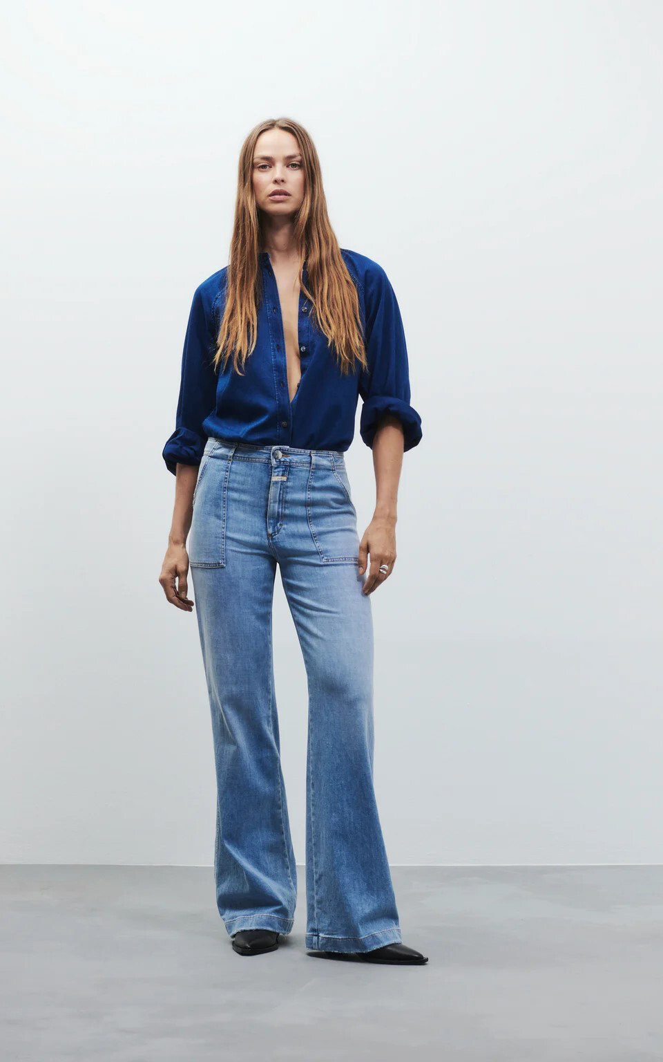 Blauw Jeansbroek image