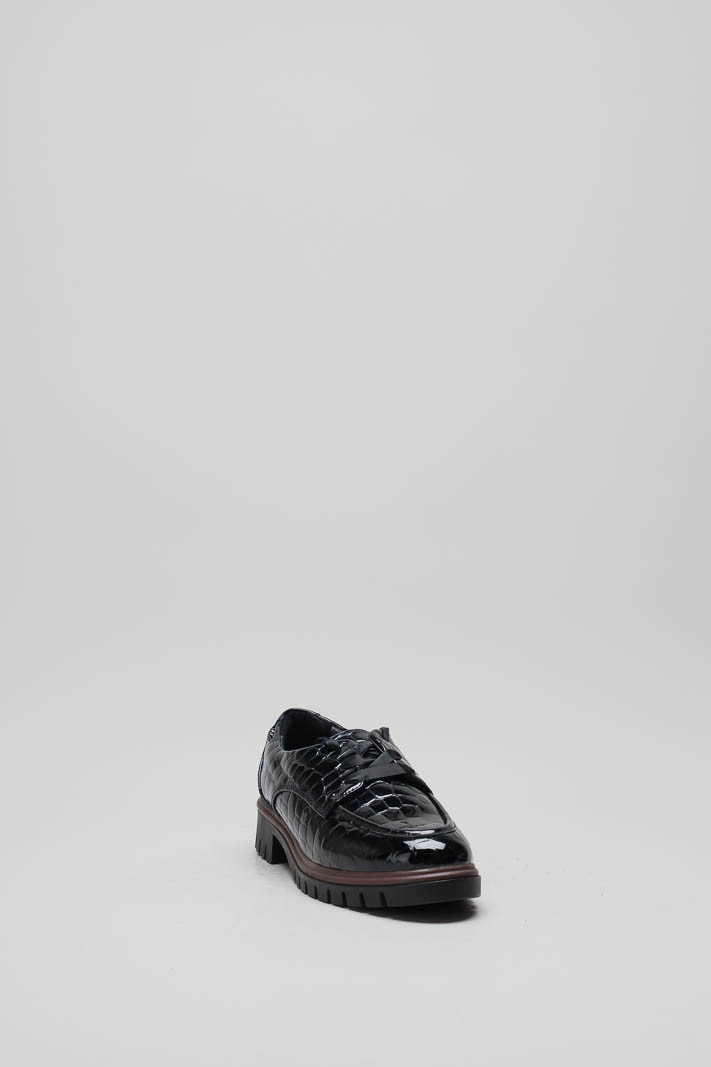 Zwart Veterschoen