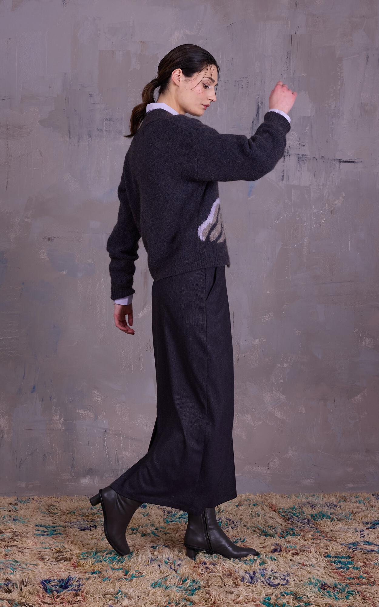 zoom in on Blauw Cardigan image Blauw Cardigan image