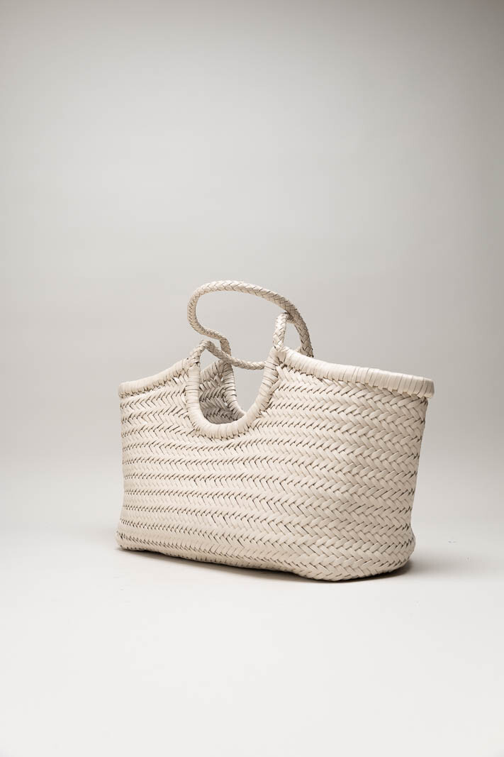 Lichtbeige Schoudertas image