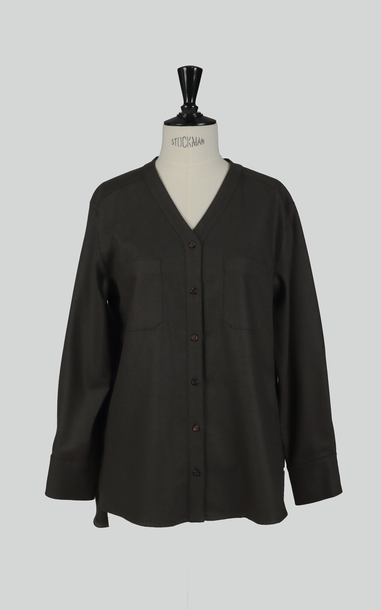 Donkergrijs Blouse