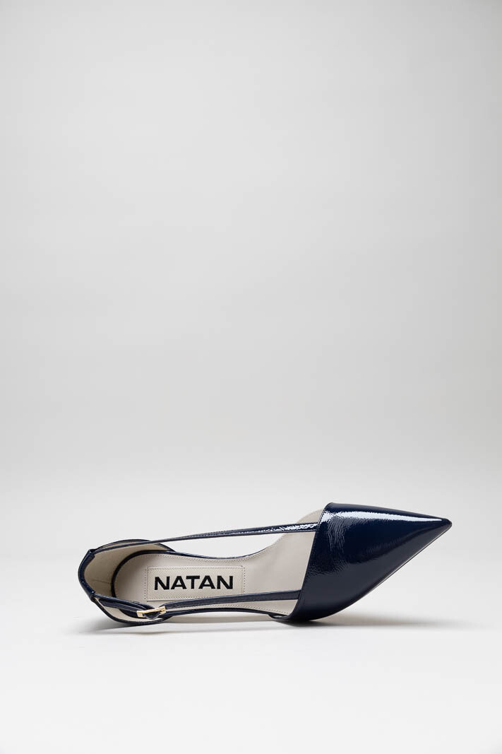 Donkerblauw Pump image