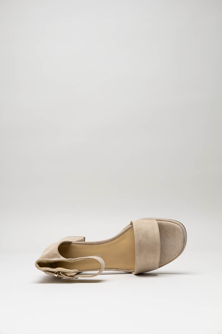 Beige Sandaal hak image