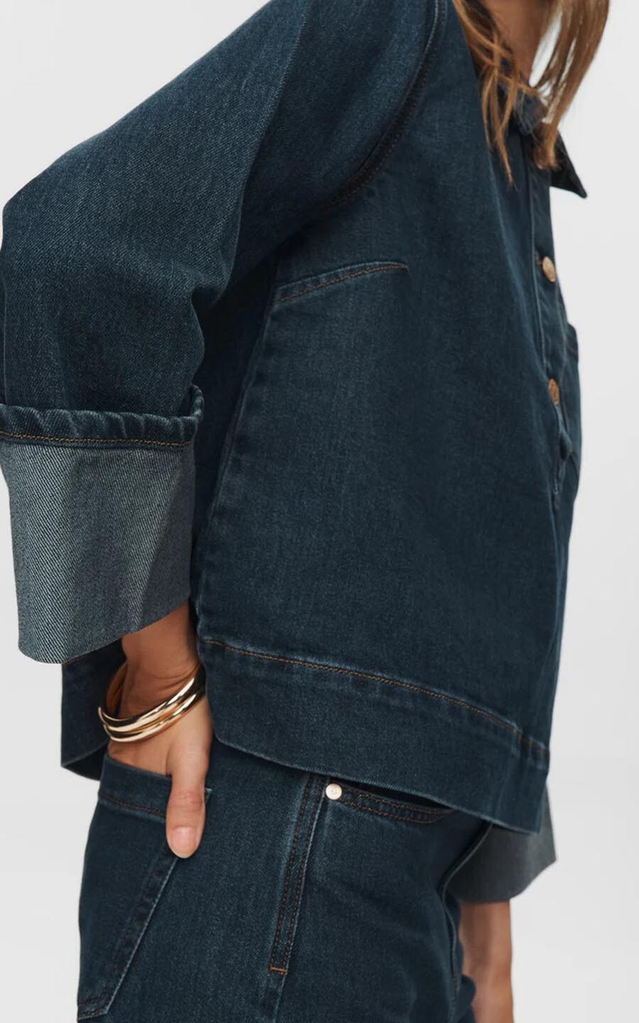 zoom in on Jeans Blouse image Jeans Blouse image