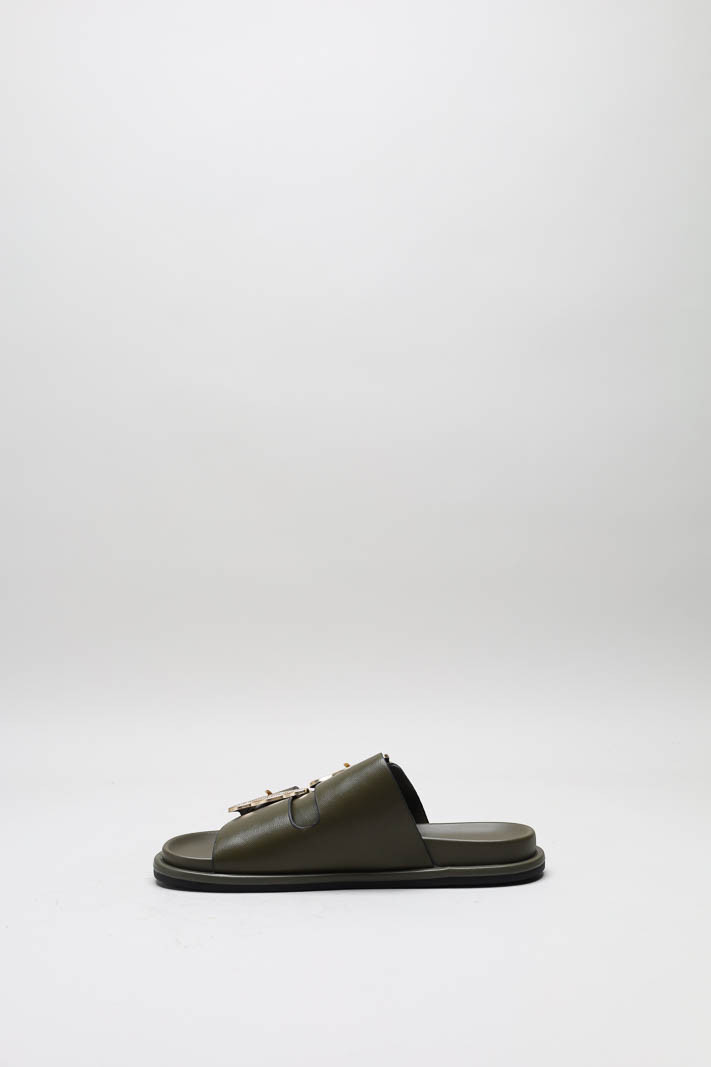 zoom in on Kaki Slipper image Kaki Slipper image