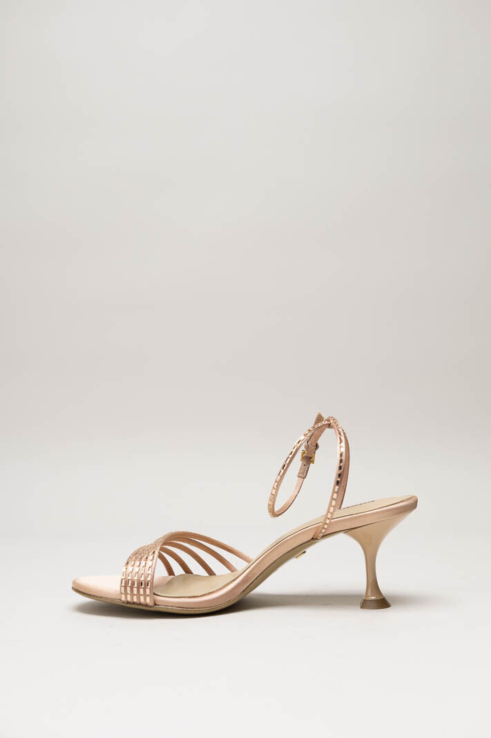 Nude Sandaal hak image