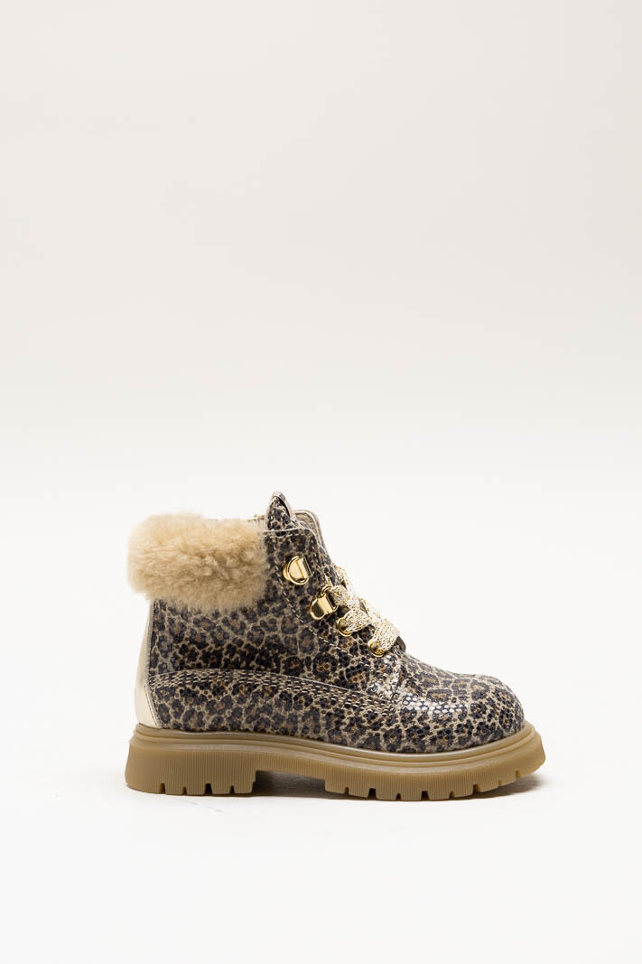 Beige Veterbottine