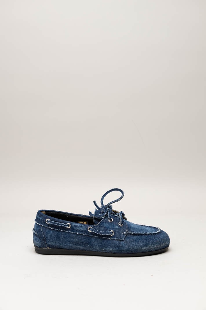 Blauw Bootschoen