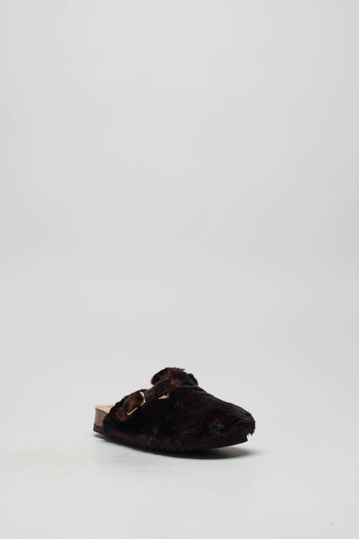 Donkerbruin Pantoffel