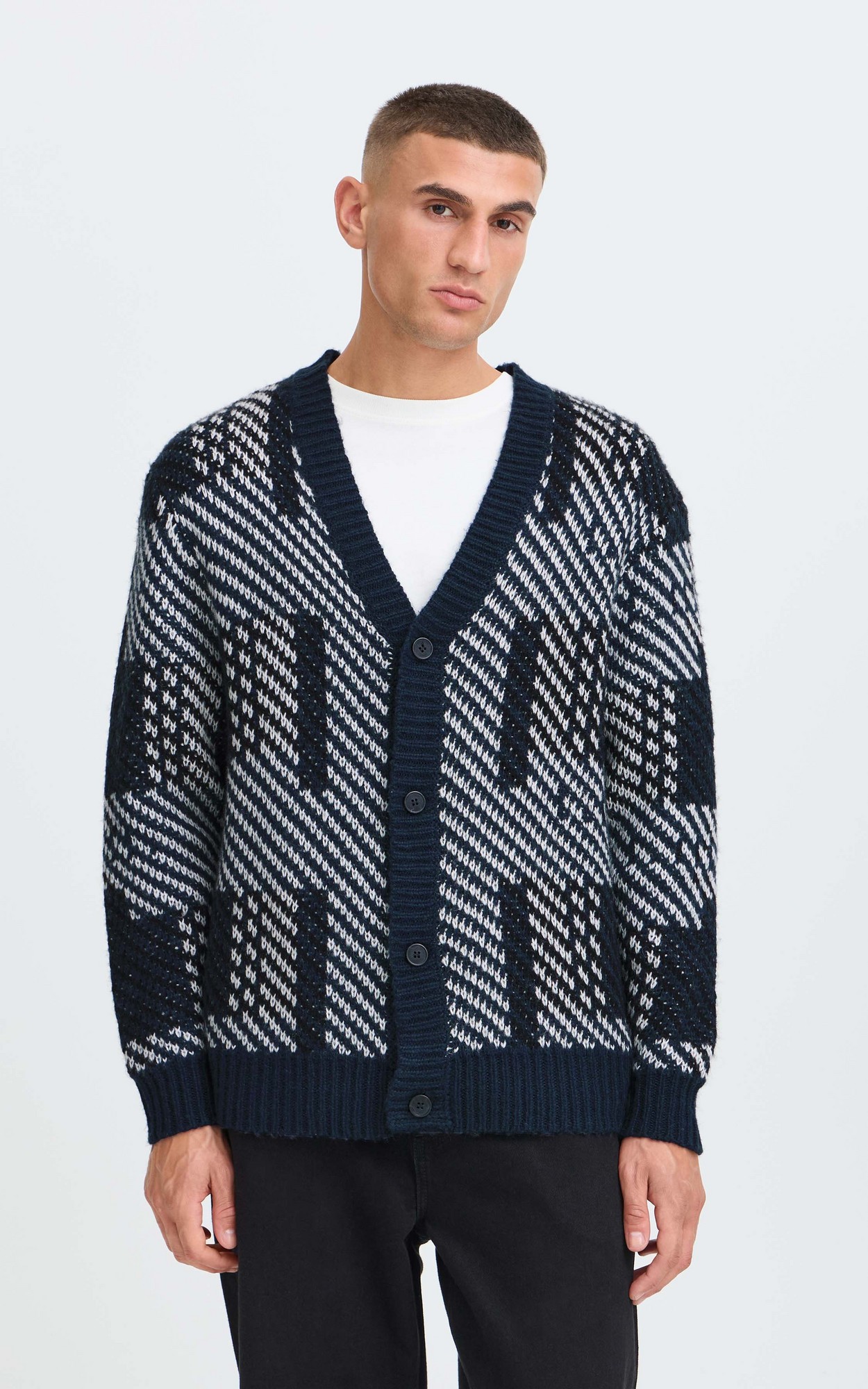 Blauw Cardigan