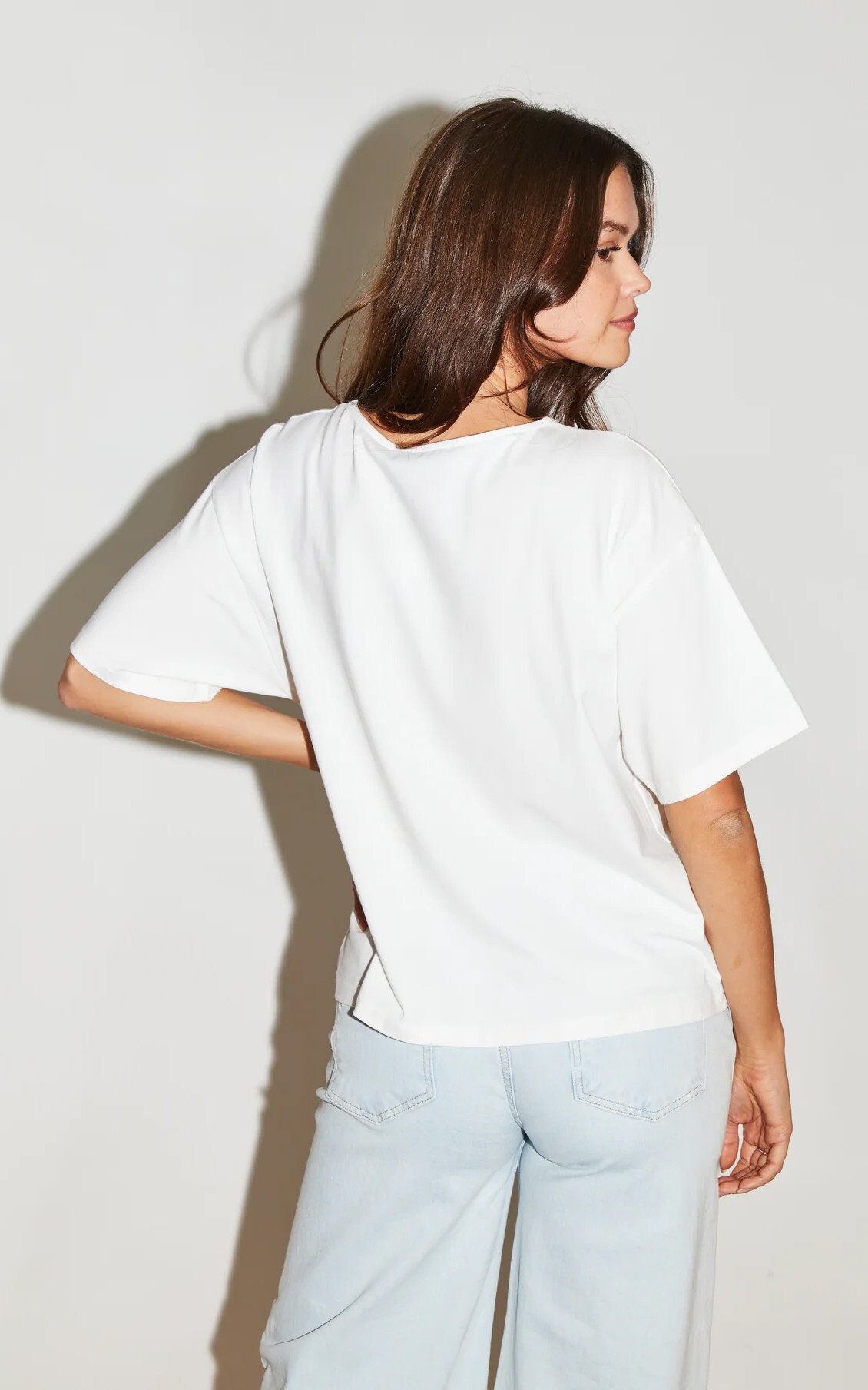 Ecru T-shirt/top