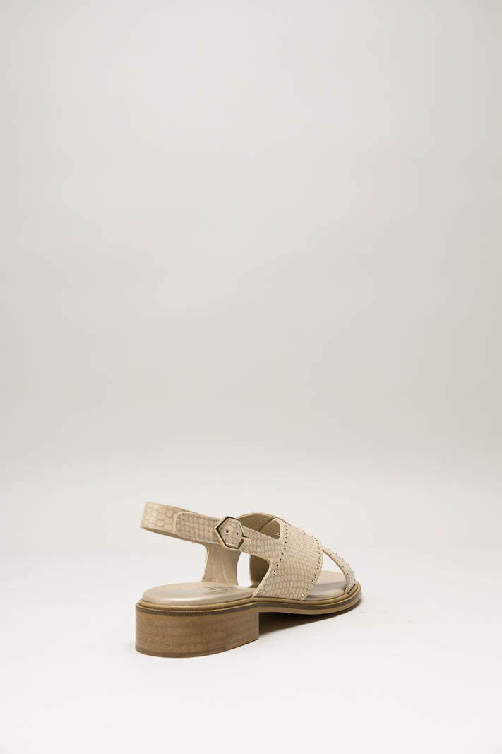 Beige Sandaal hak image