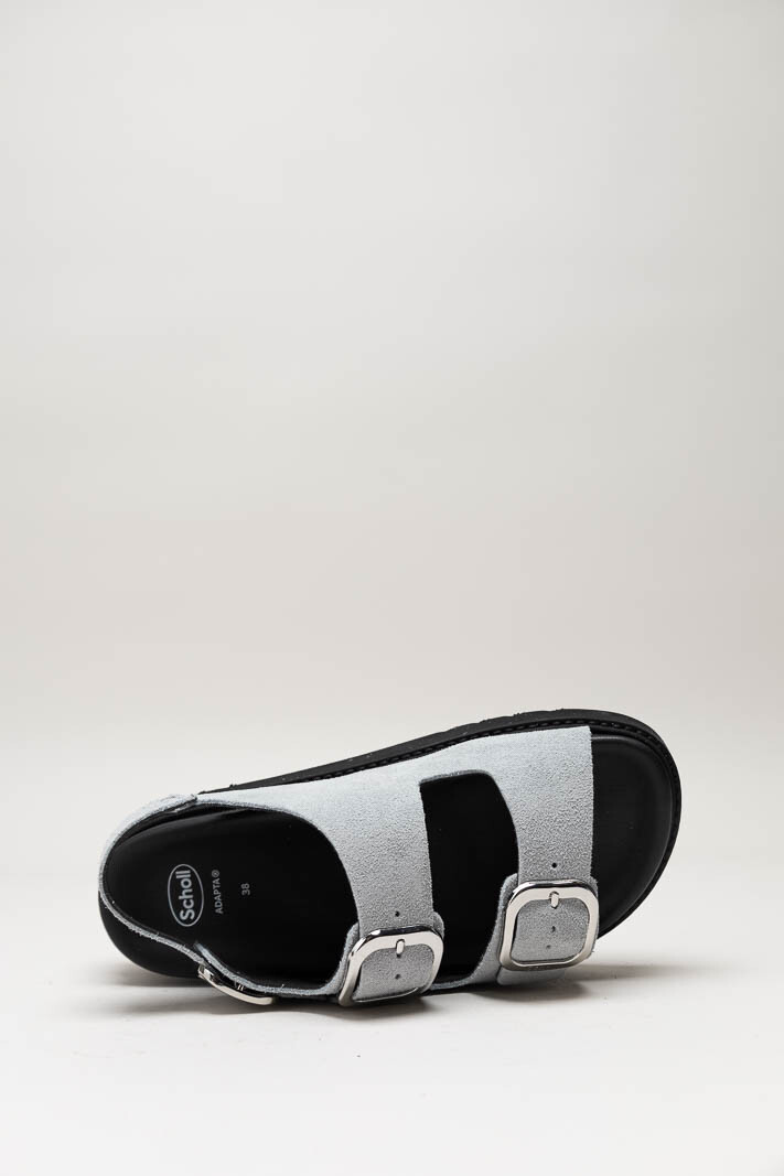 Lichtblauw Sandaal plat image