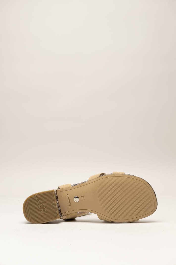 Beige Sandaal plat image