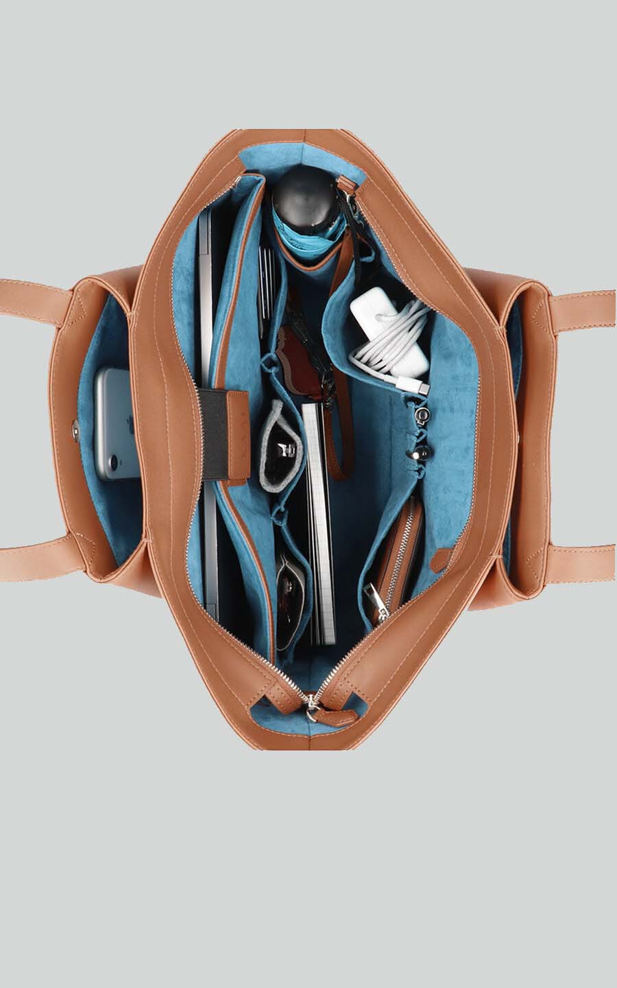 zoom in on Cognac Schoudertas image Cognac Schoudertas image