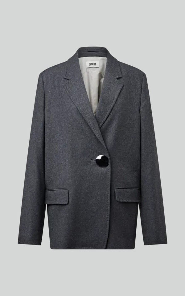 Donkergrijs Blazer image