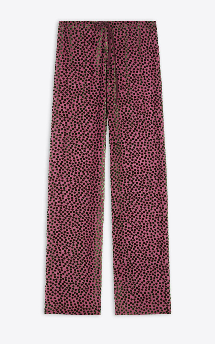 Donkerroze Broek image