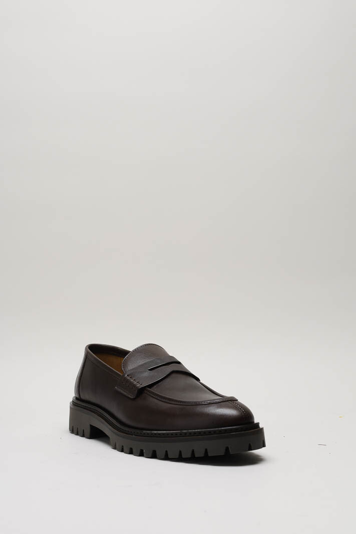 Donkerbruin Mocassin