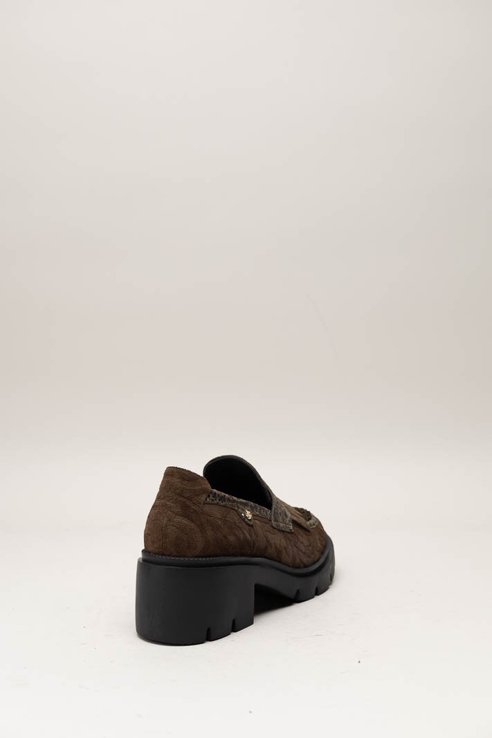 Donkerbruin Mocassin hak image