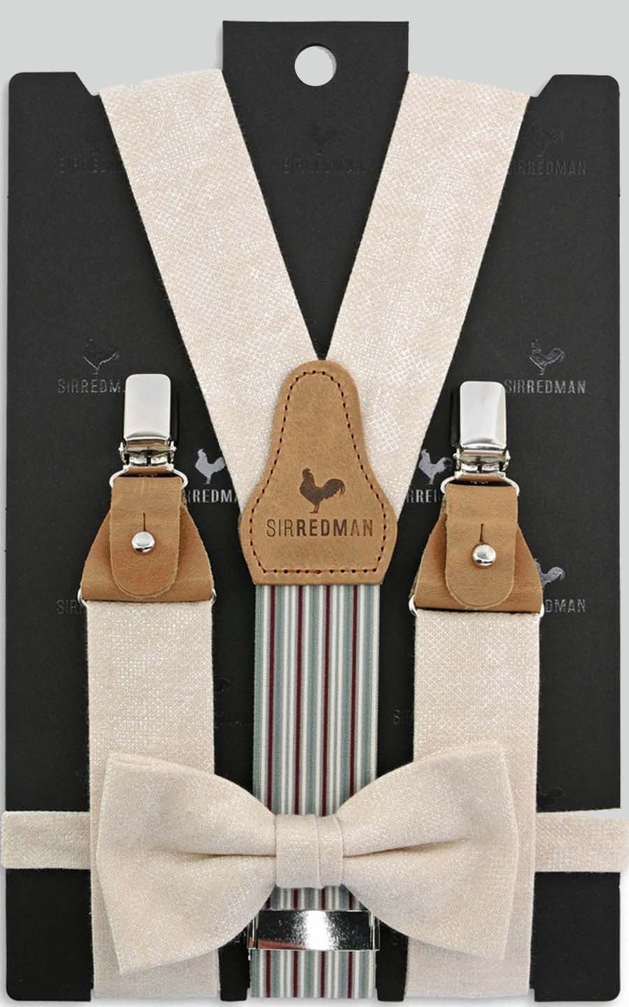 Beige Bretellen