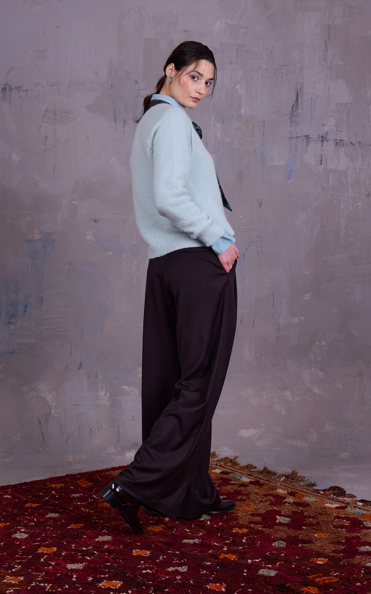 Lichtblauw Sweater/trui image