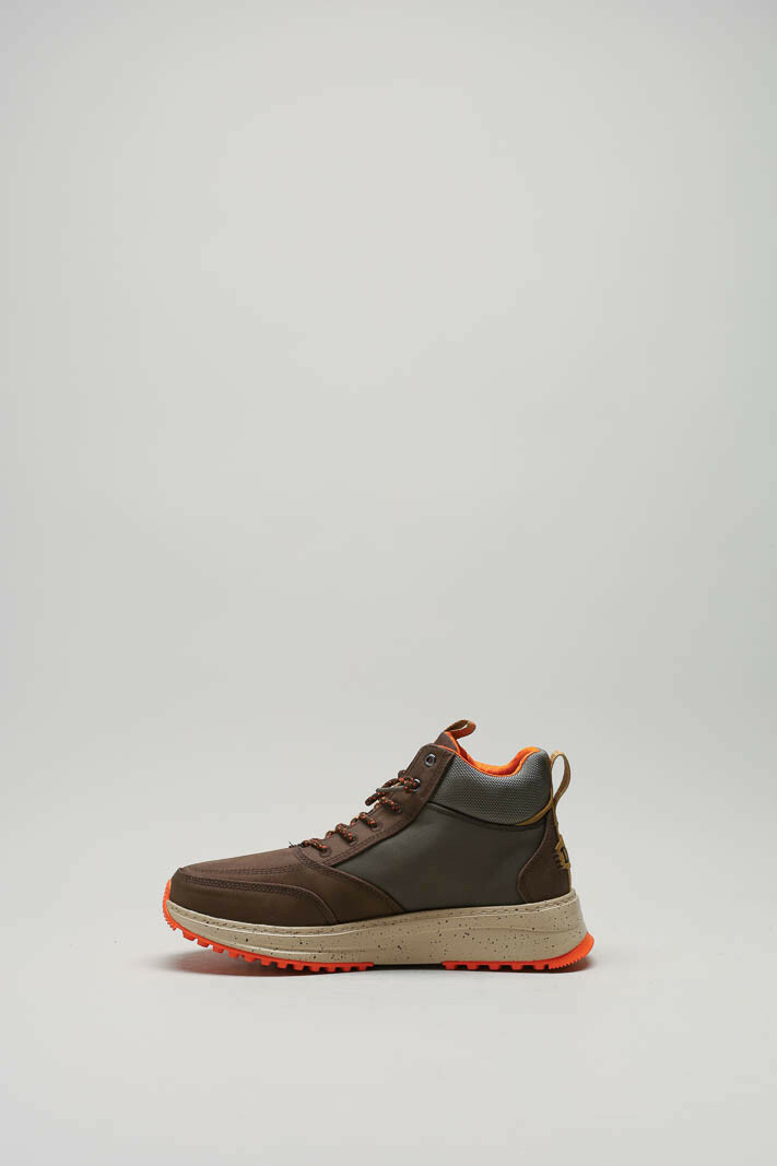 zoom in on Kaki Veterschoen hoog image Kaki Veterschoen hoog image