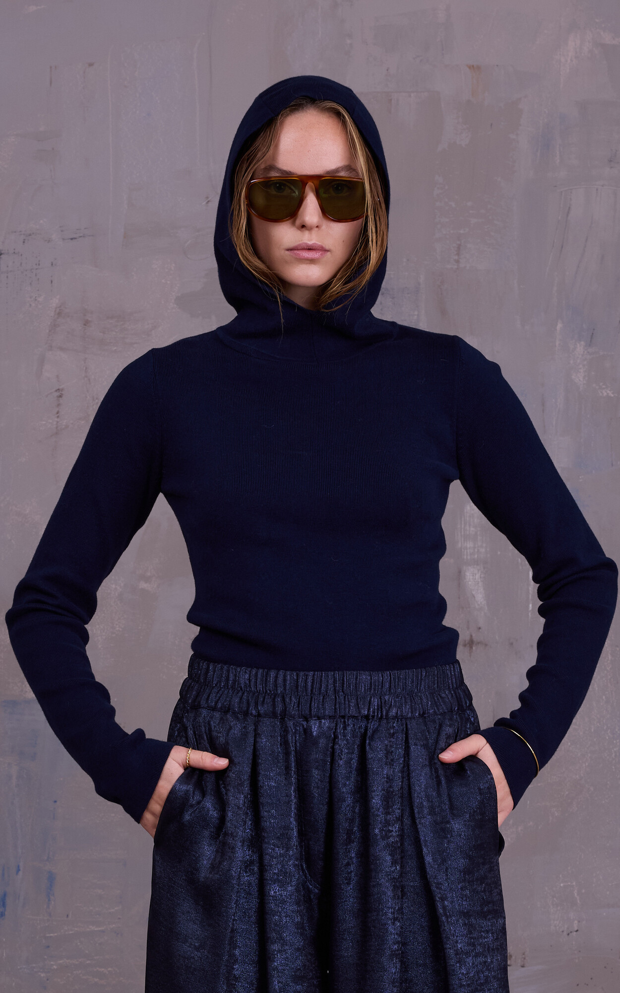 Donkerblauw Sweater/trui