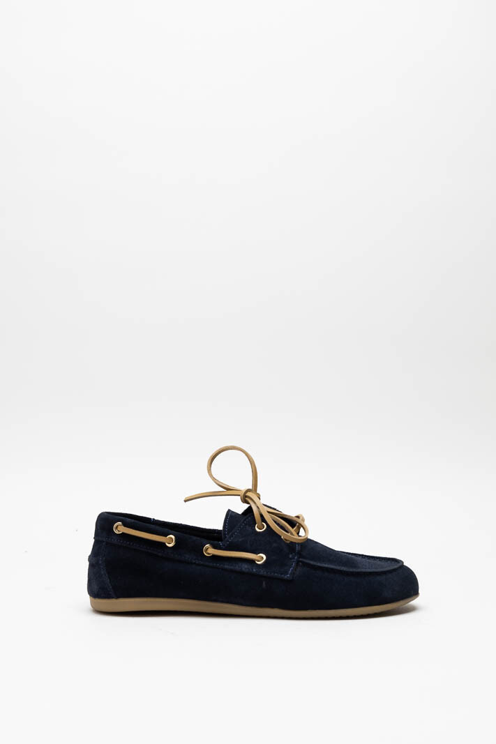 Donkerblauw Mocassin