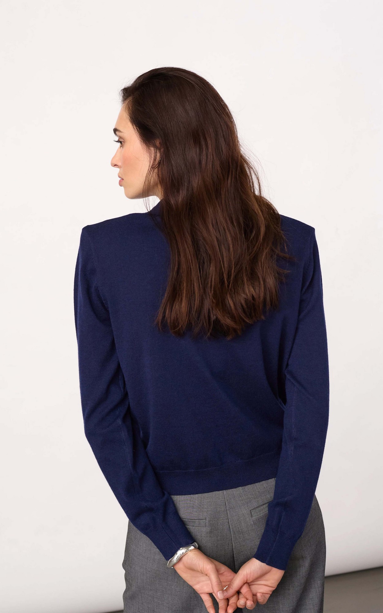 Blauw Cardigan