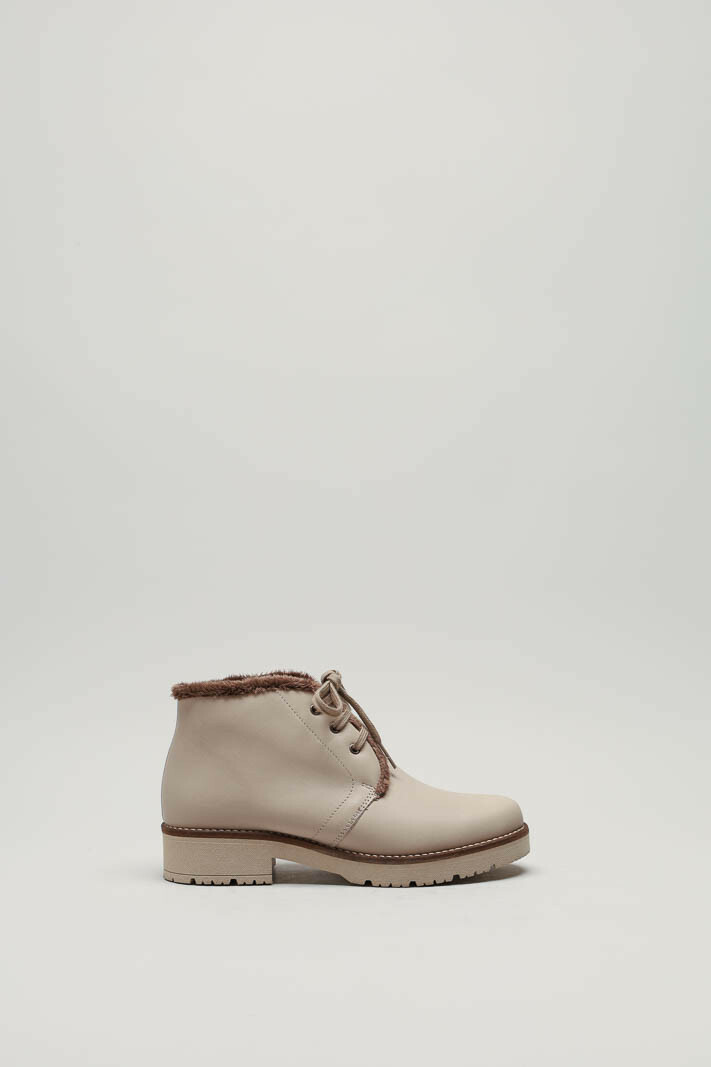 Lichtbeige Veterbottine