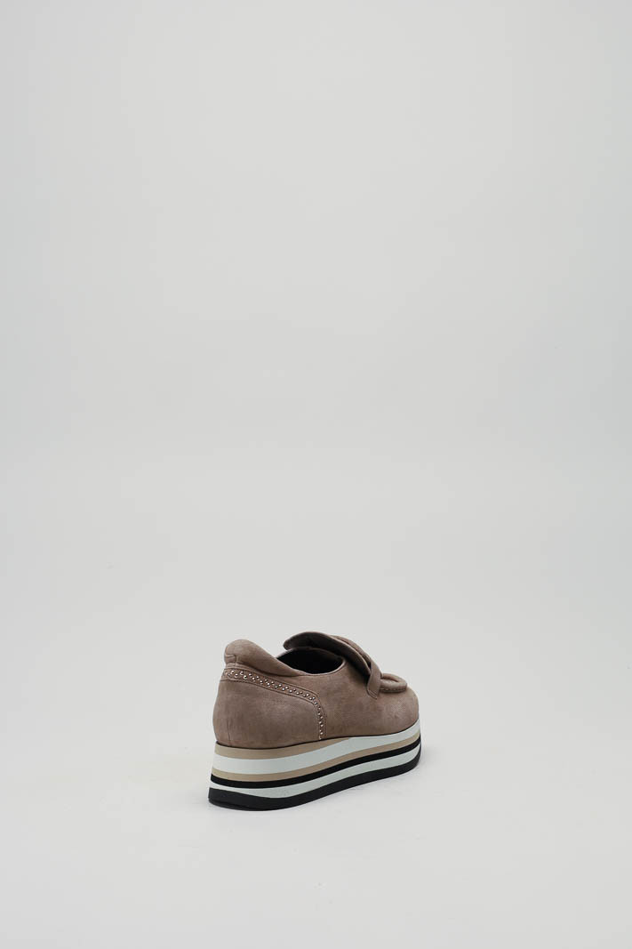 zoom in on Taupe Mocassin image Taupe Mocassin image