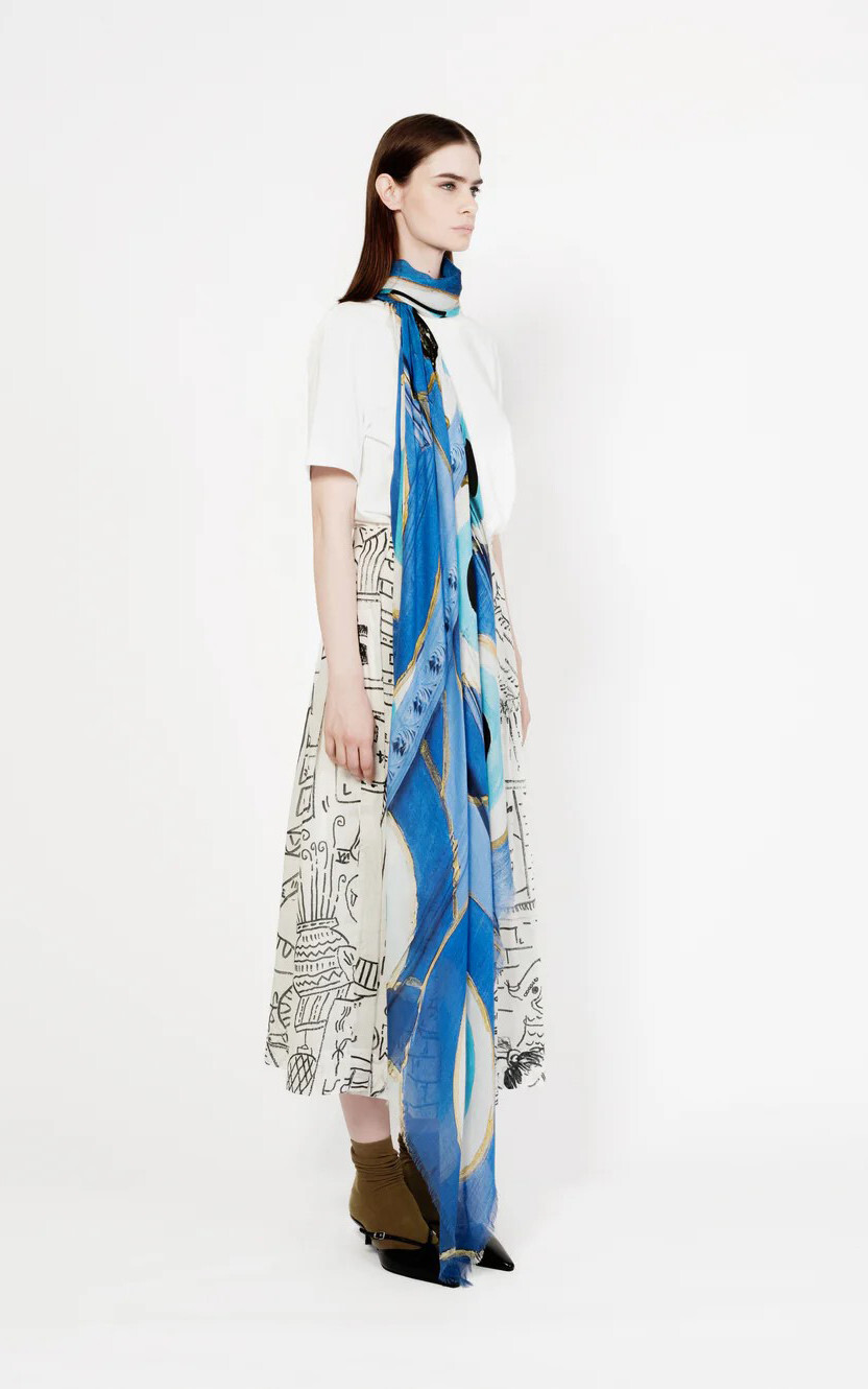 Blauw Sjaals