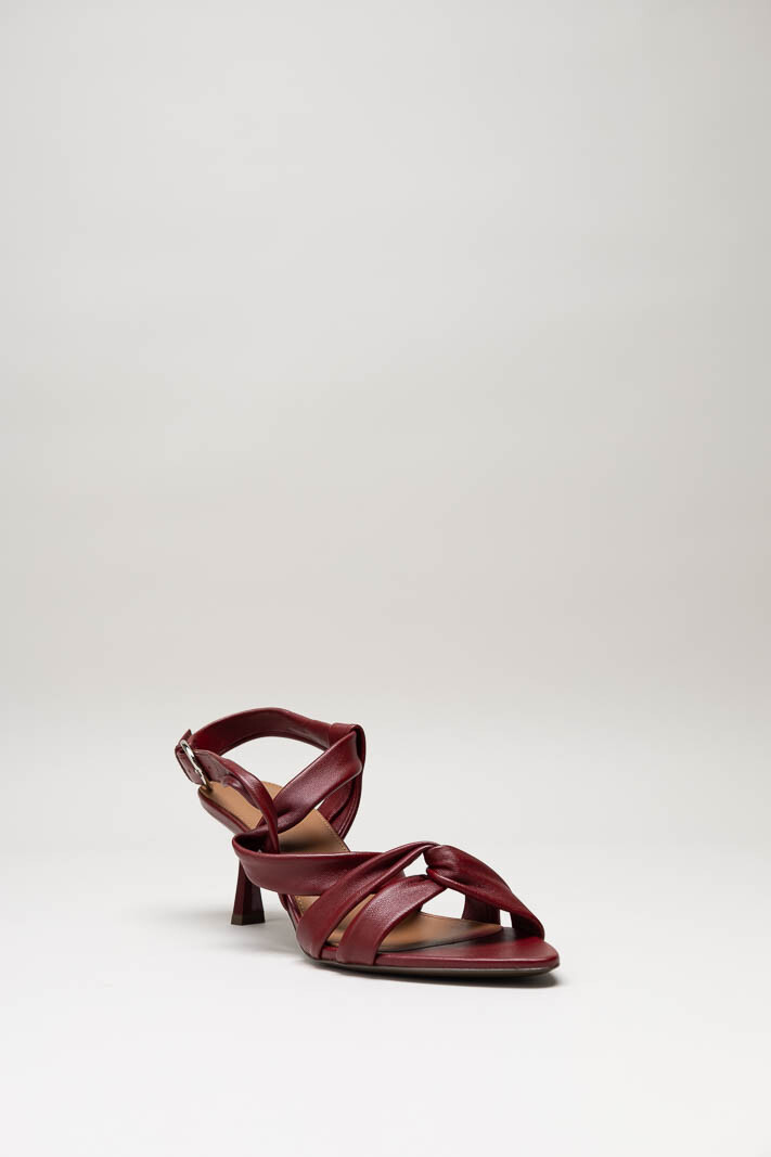 Bordeaux Sandaal hak