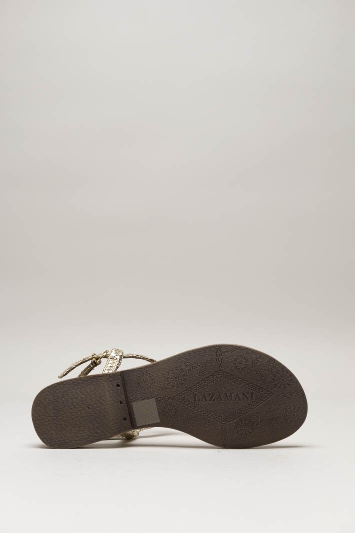 Goud Sandaal plat image