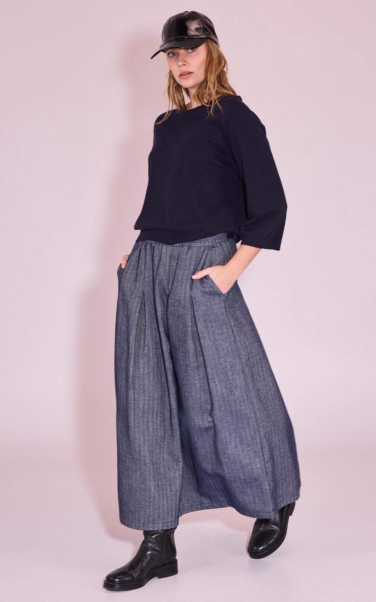 Donkerblauw Trui image